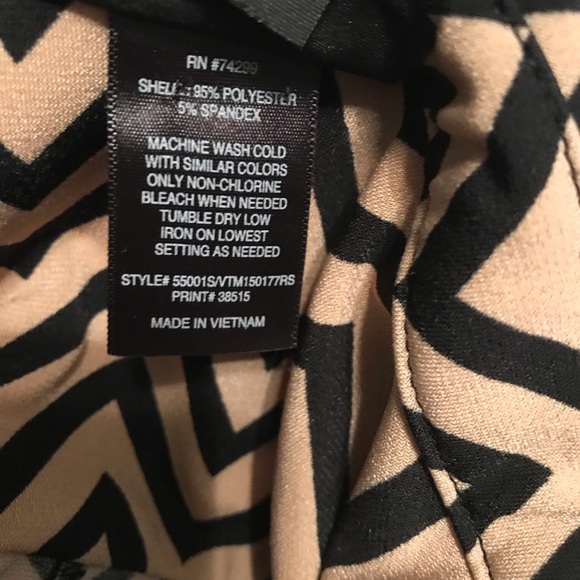 EnFocus Petite Chevron shirtwaist Henley Dress - Picture 6 of 8